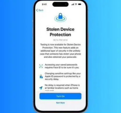 吴中苹果授权维修店分享被盗设备保护功能开启方法 